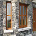 Brown Windows and Door
